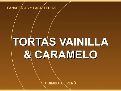 Tortas Vainilla & Caramelo