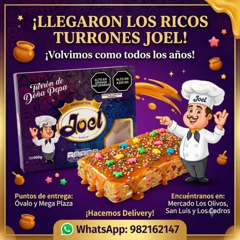 Turrón de Doña Pepa - Joel (900g)