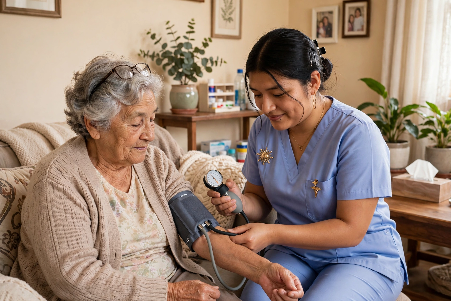 Cuidado de adultos mayores con Alzheimer y demencia (por noche)