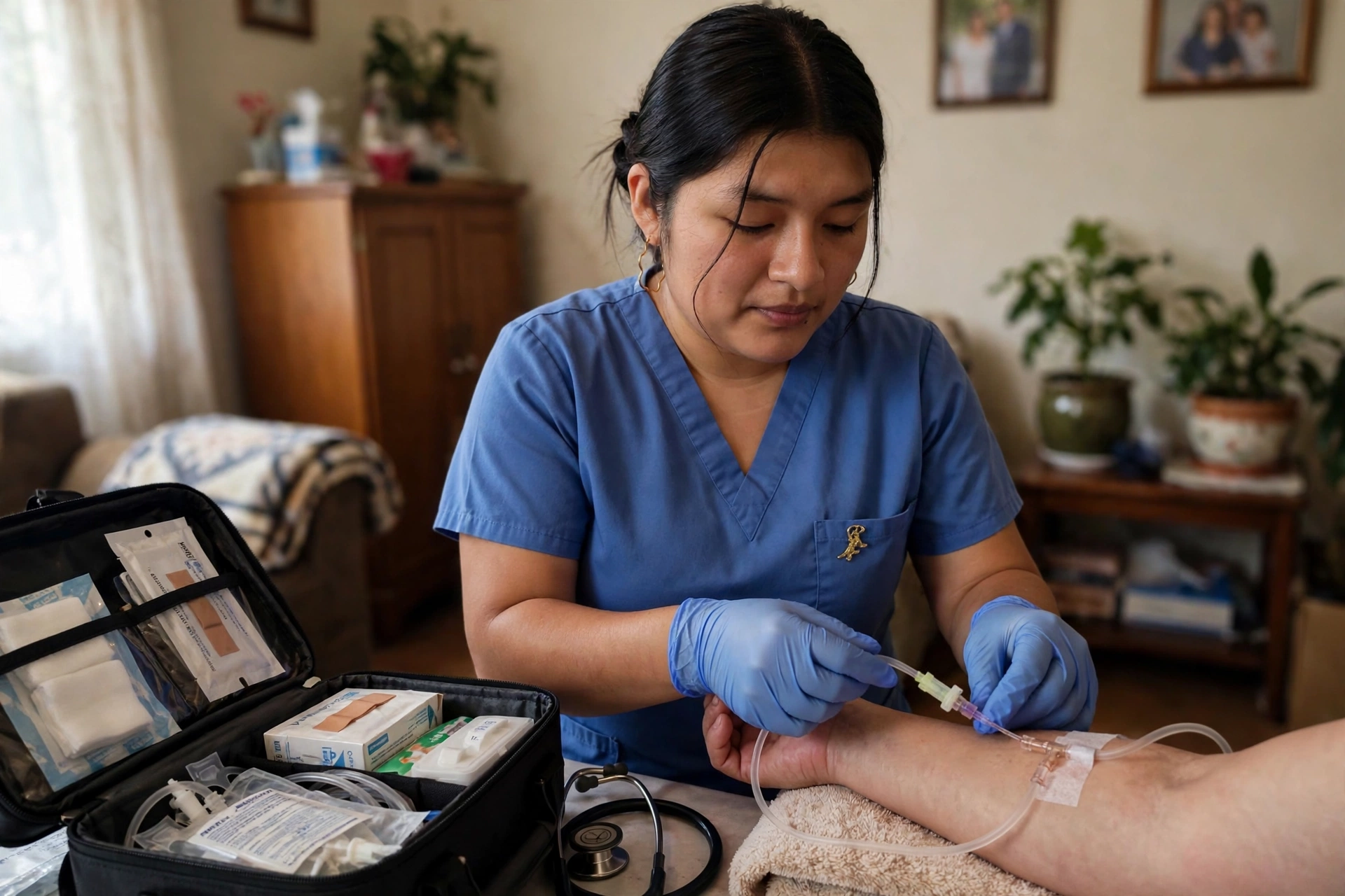 Sueroterapia e hidratación endovenosa a domicilio