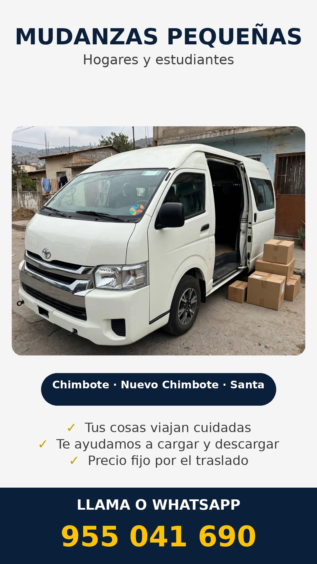 Mudanzas pequeñas