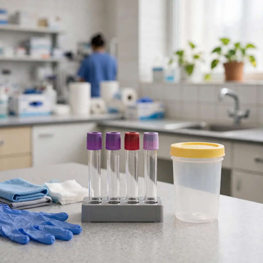 Paquete de laboratorio básico: hemograma + glucosa + examen de orina