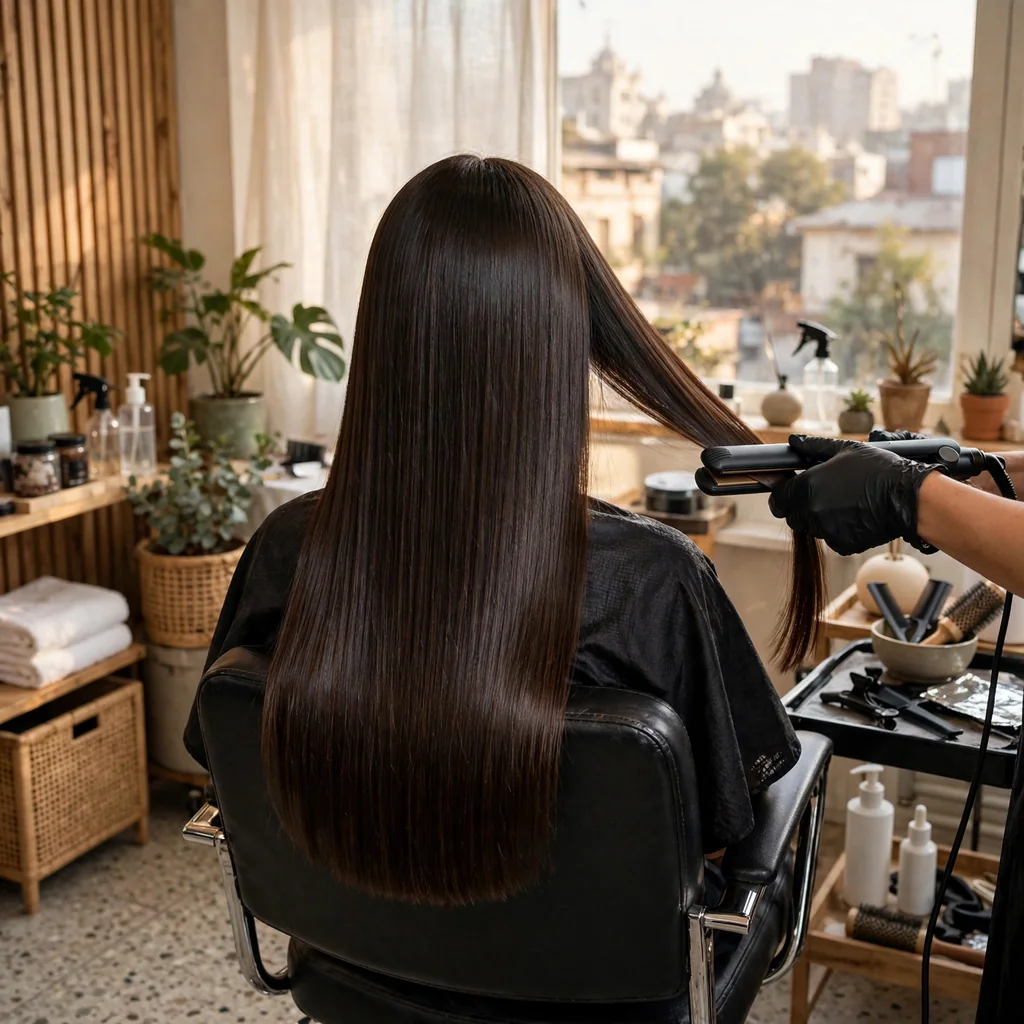 Alisado con keratina y planchado profesional