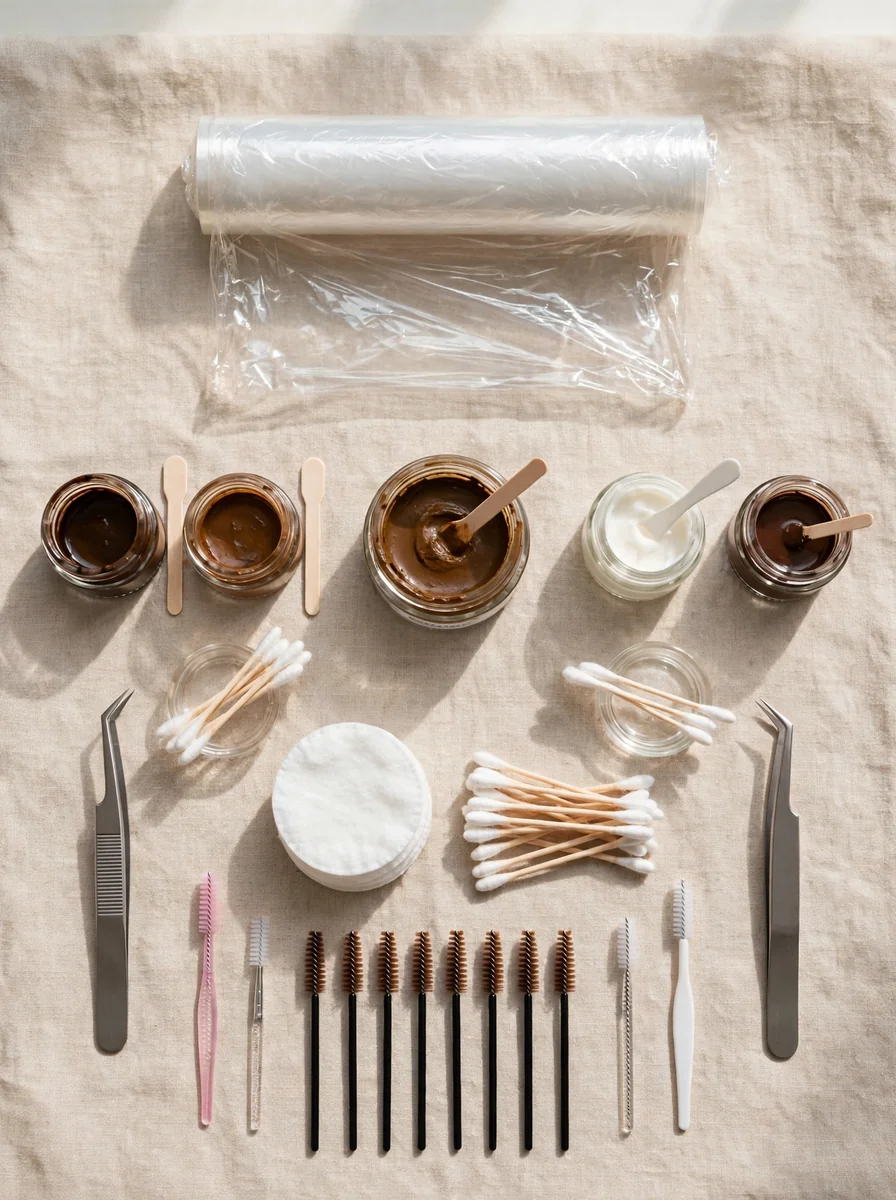 Laminado de cejas con perfilado y henna