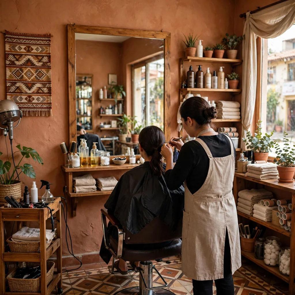 Corte de dama con cejas