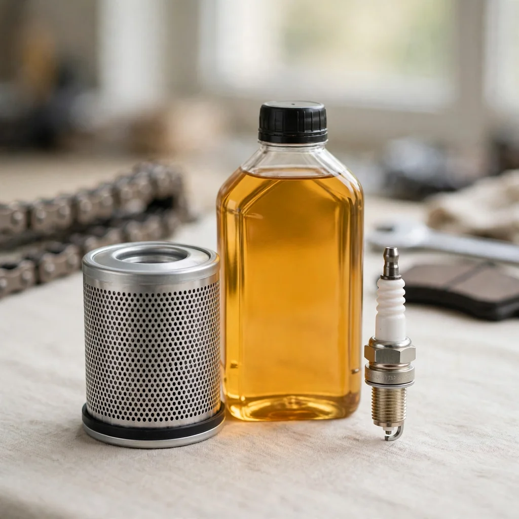 Kit de mantenimiento con repuestos originales Italika