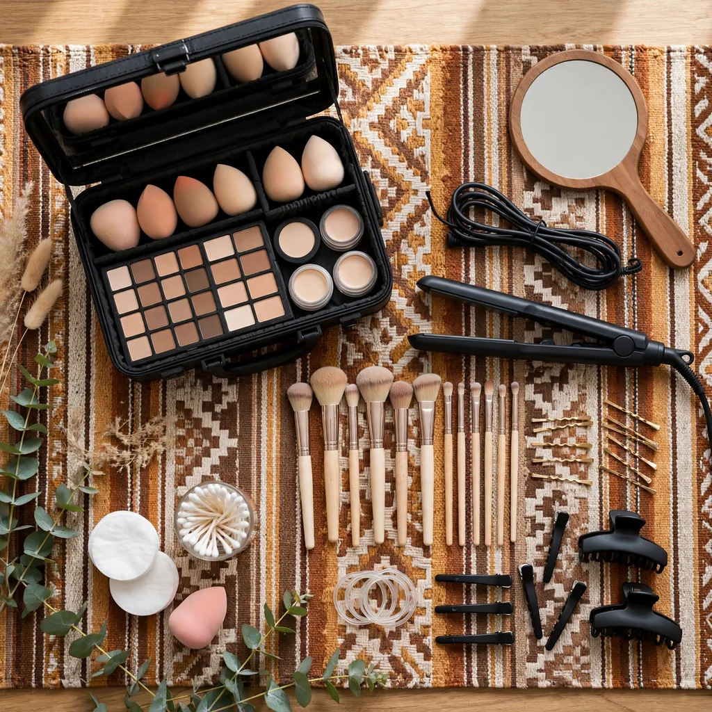Maquillaje y peinado para fiesta