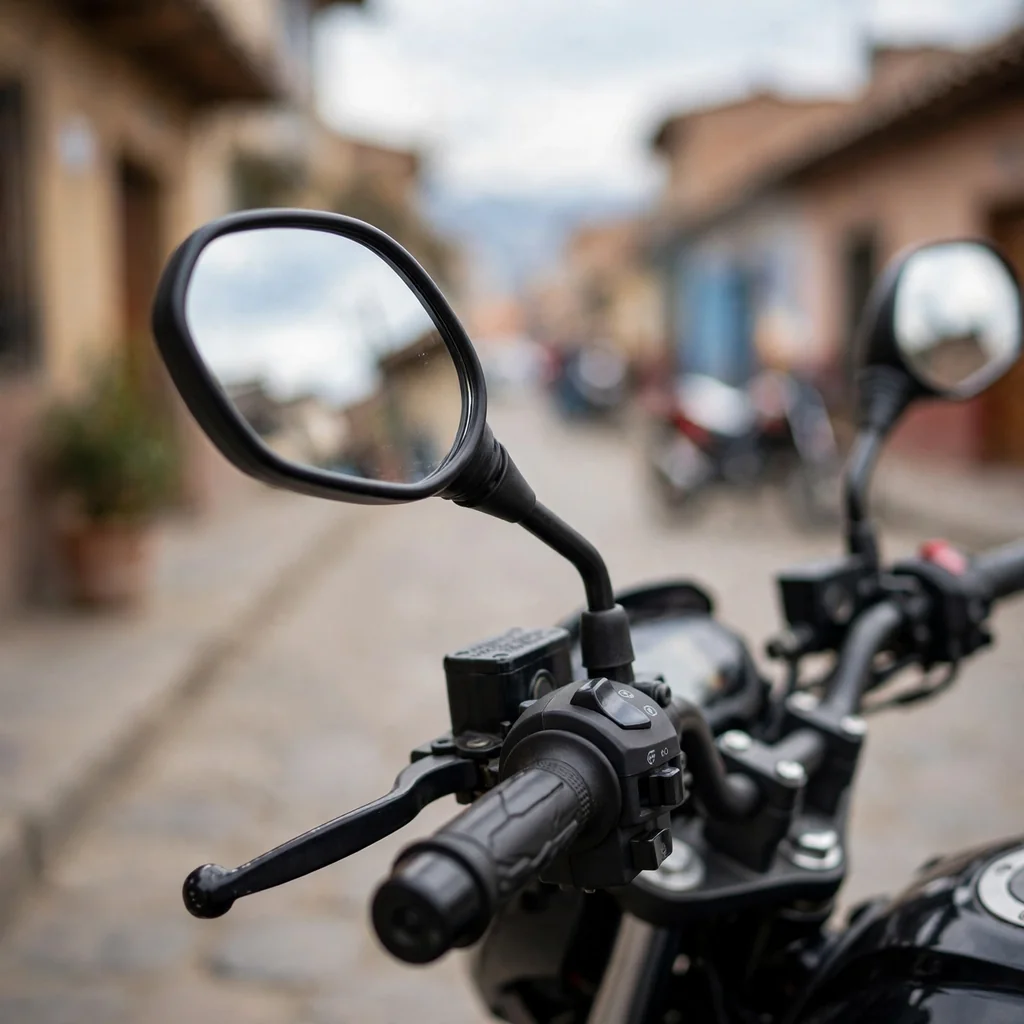 Juego de espejos retrovisores universales para moto