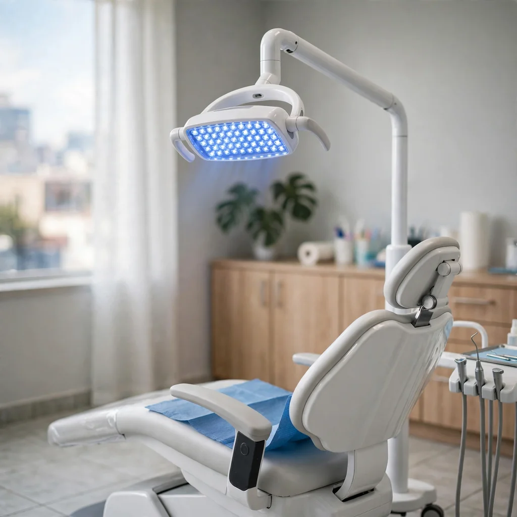 Blanqueamiento dental con luz LED