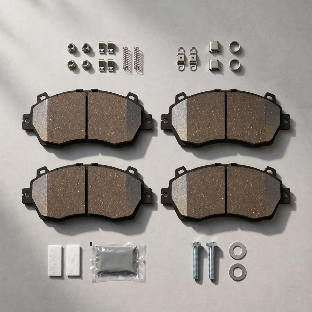 Kit de pastillas de freno delanteras con instalación y prueba