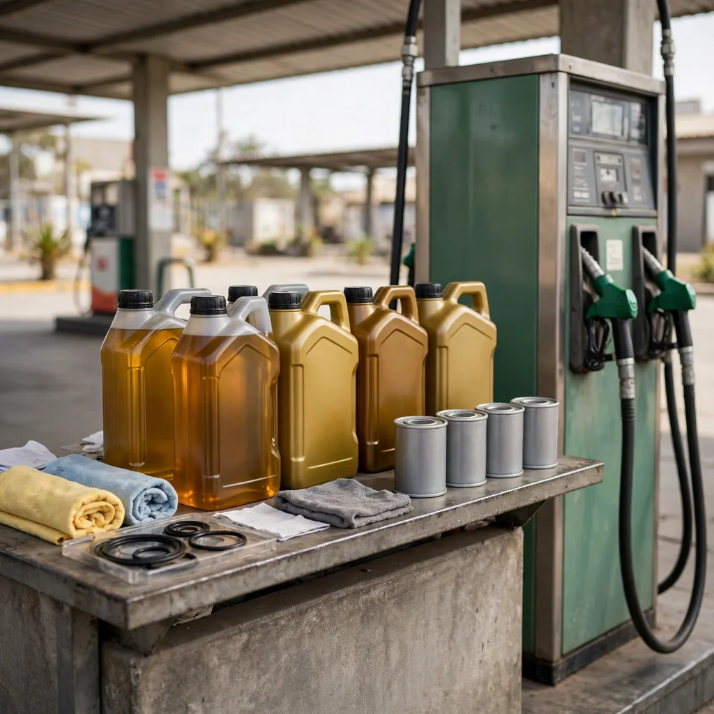 Cambio de aceite y filtro en el mismo grifo