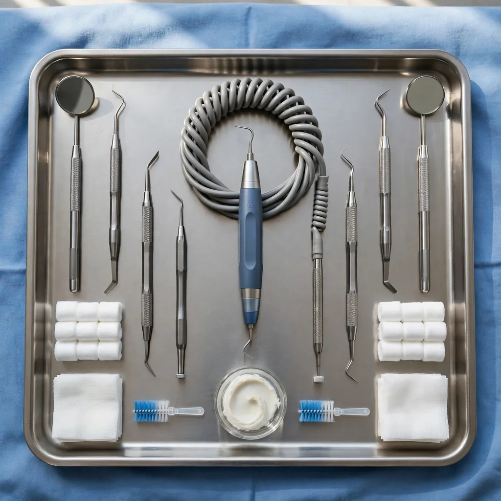 Limpieza dental con ultrasonido (destartraje y pulido)