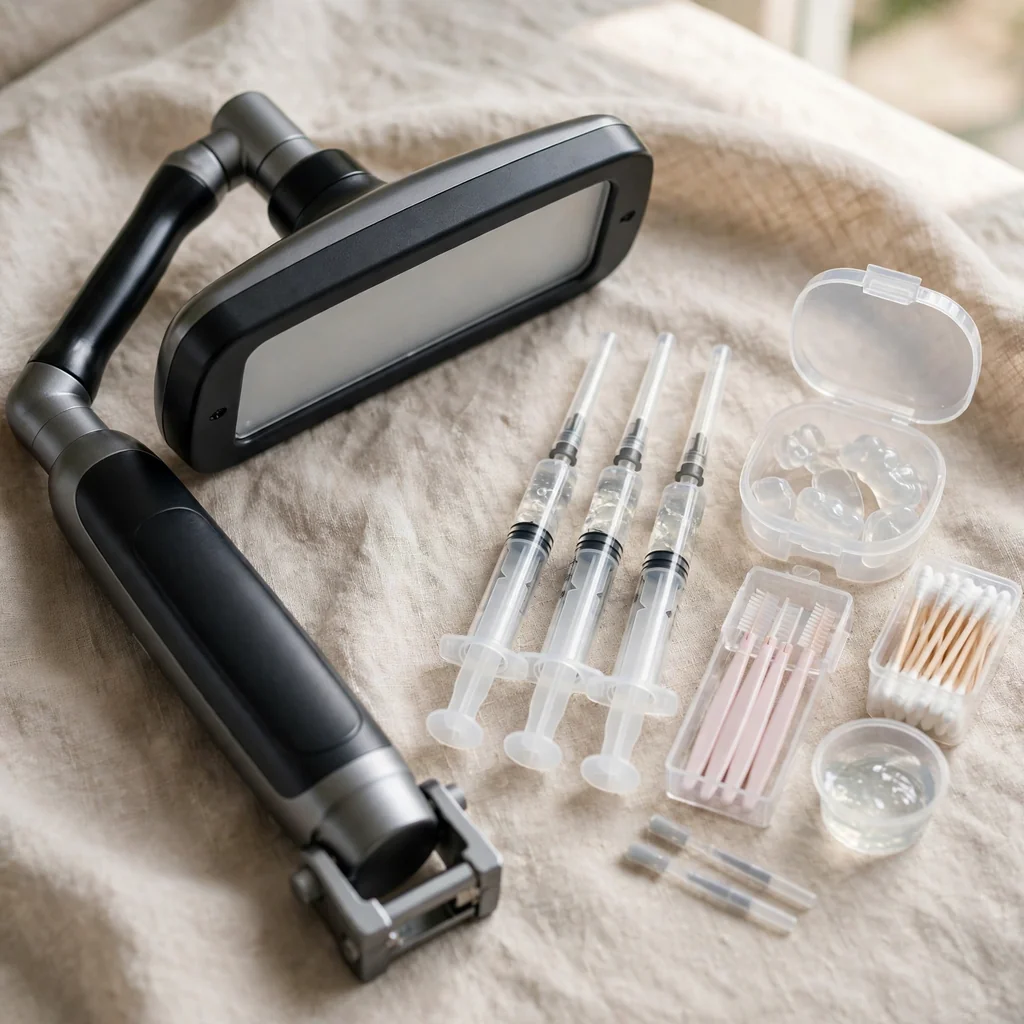 Blanqueamiento dental con luz LED