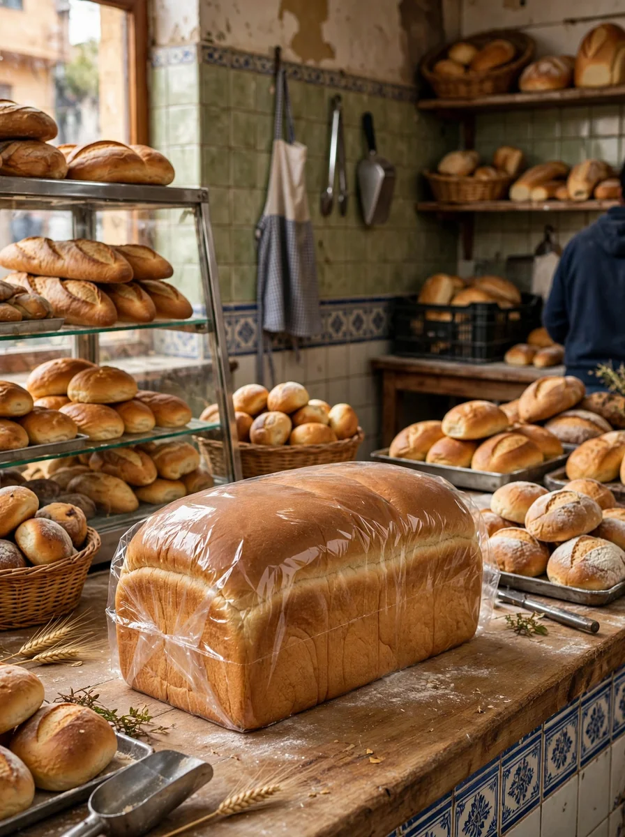 Pan de molde grande profesional