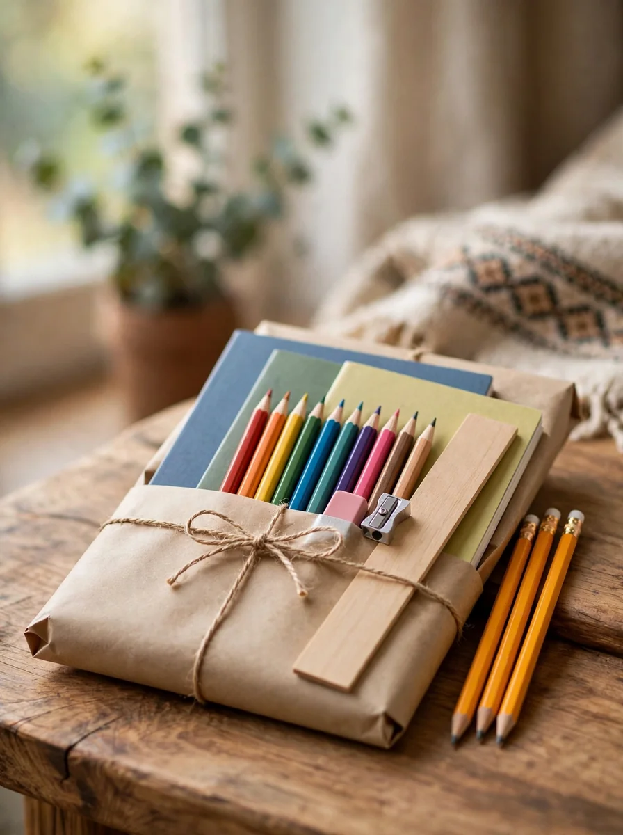 Paquete de útiles escolares para la lista escolar