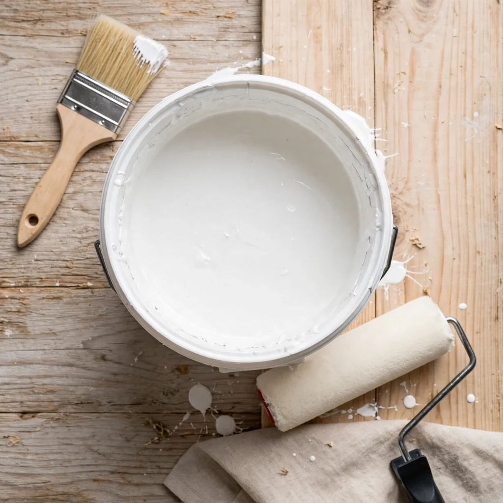 Pintura látex lavable blanca balde de