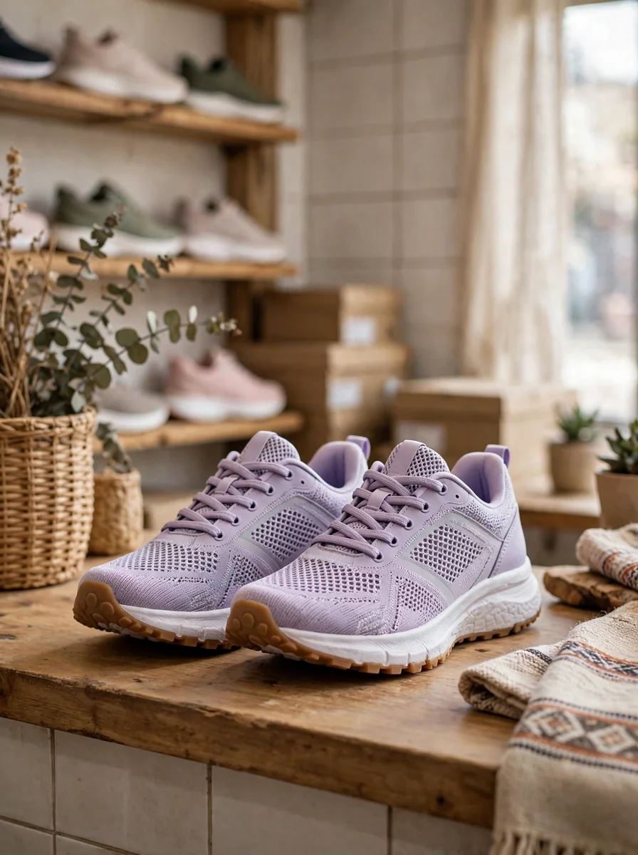 Zapatillas deportivas para dama con suela de goma