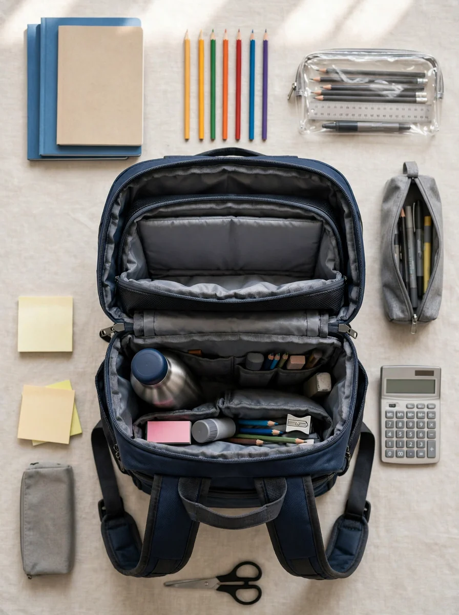 Mochila escolar reforzada con compartimento para laptop