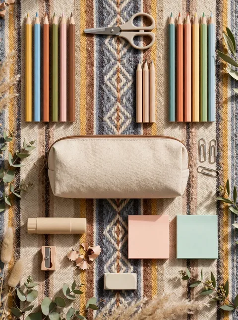 Set de regalo escolar con estuche