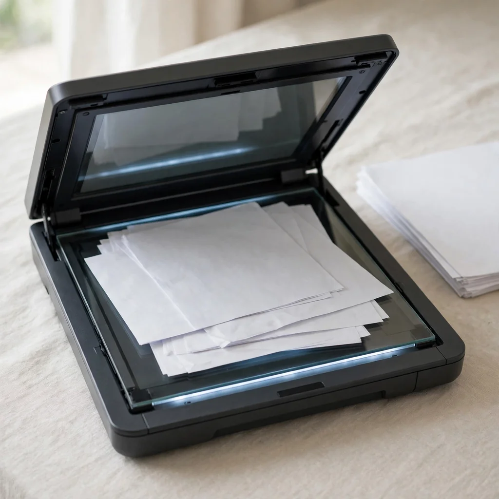 Escaneo de documentos a PDF (hasta 100 hojas)