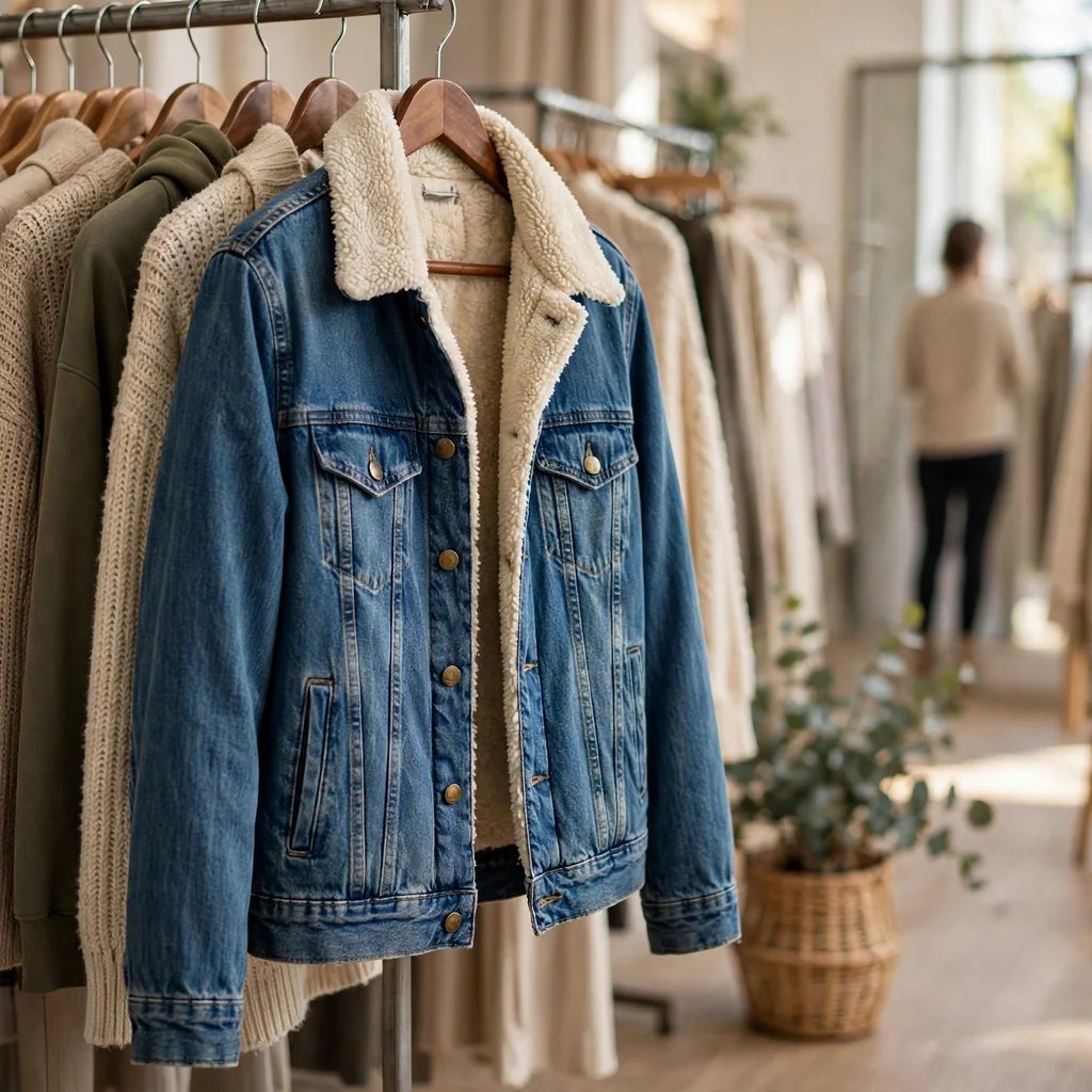 Casaca de jean para dama con forro interior