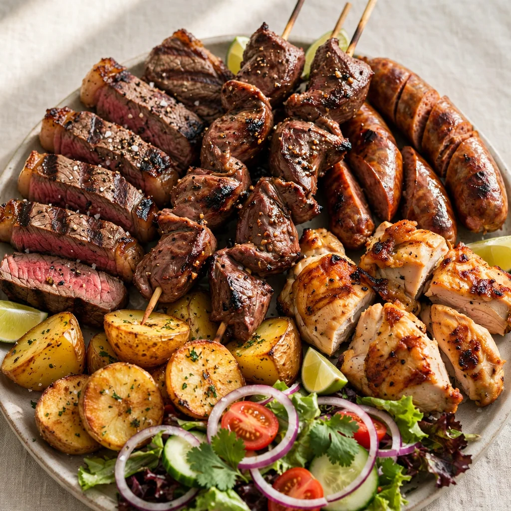 Parrillada familiar para cuatro personas