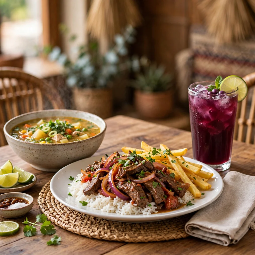 Menú del día con sopa, segundo y refresco