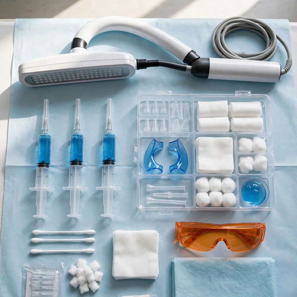 Blanqueamiento dental con gel profesional en consultorio
