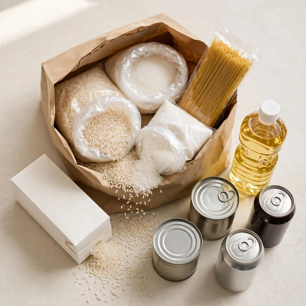 Pedido de abarrotes y bebidas con delivery en la zona