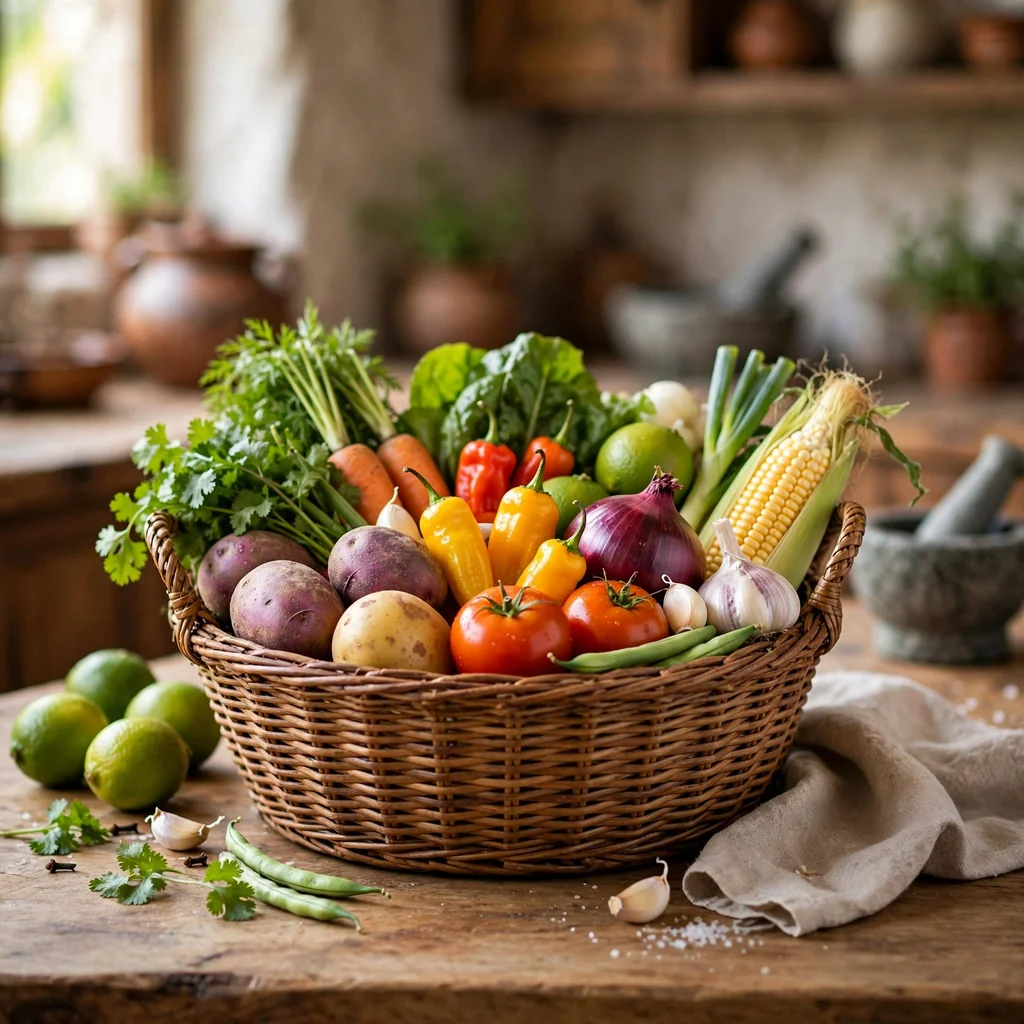 Jaba de verduras surtidas del día