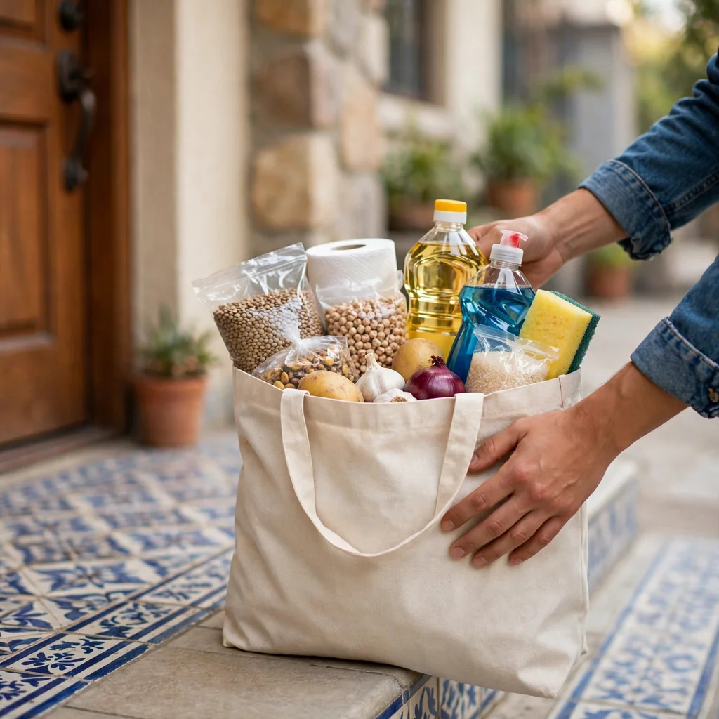 Pedido de abarrotes y limpieza a domicilio