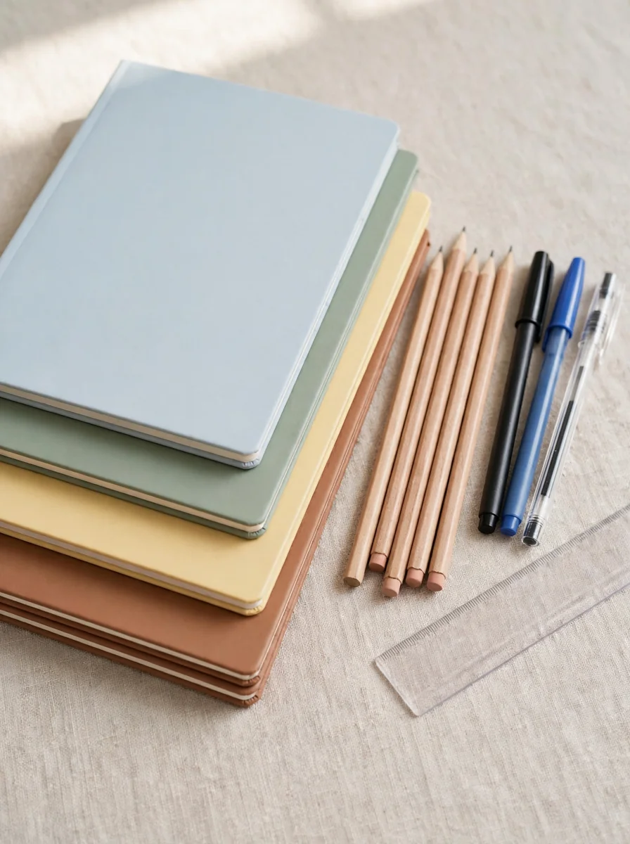 Set de útiles y cuadernos por grado escolar