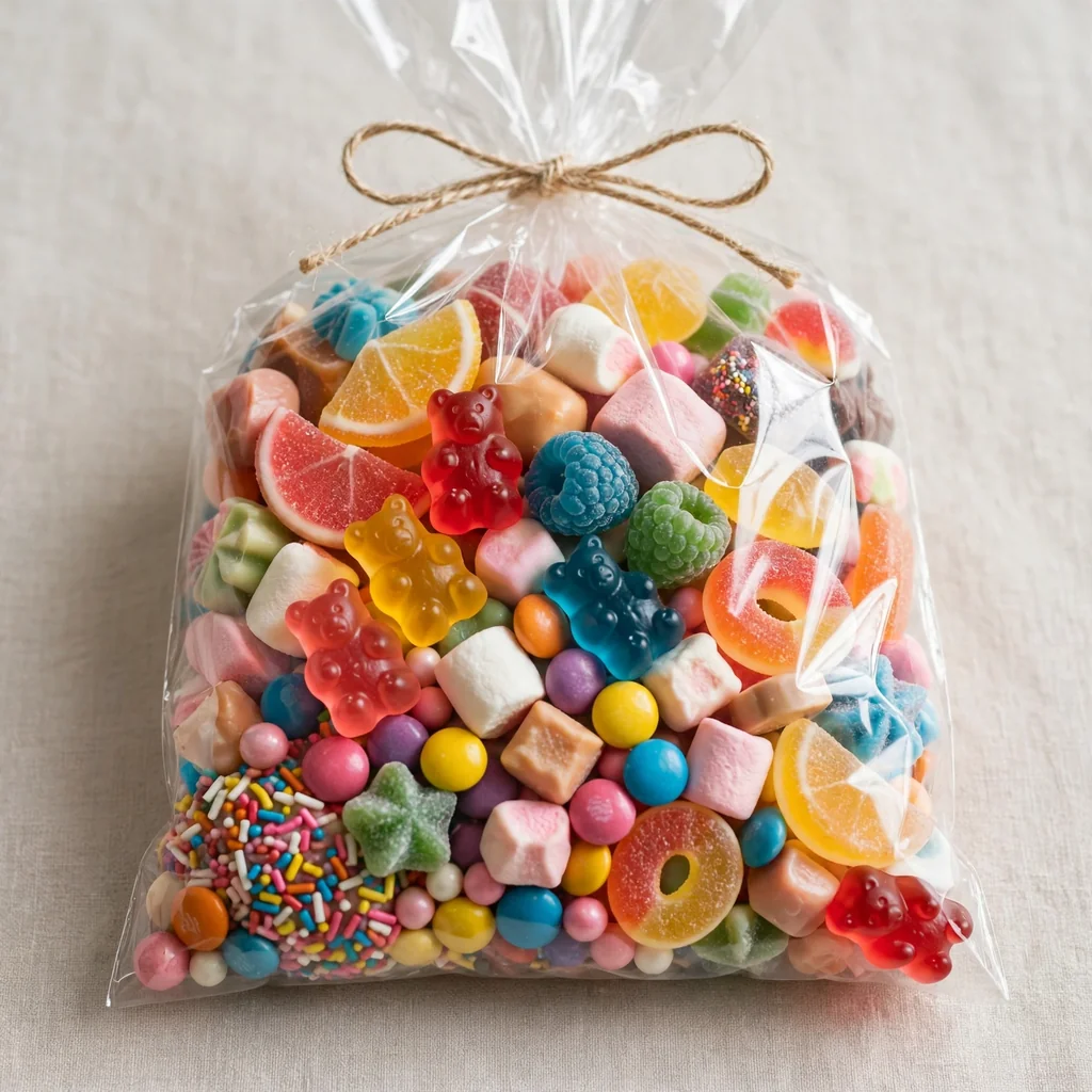 Bolsa de dulces surtidos para cumpleaños