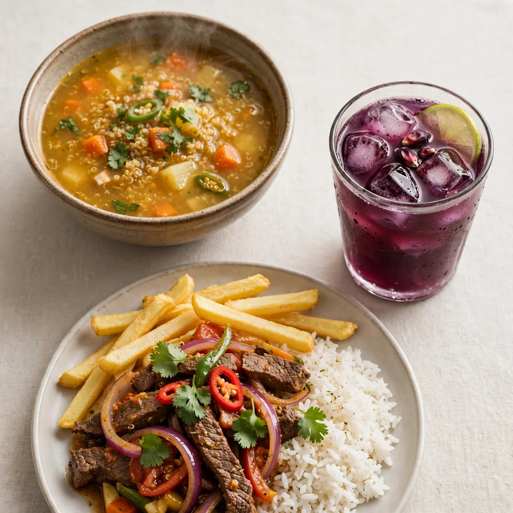 Menú del día con sopa, segundo y refresco