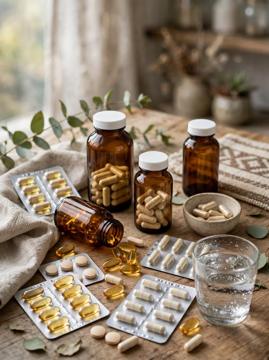 Vitaminas y suplementos por tratamiento