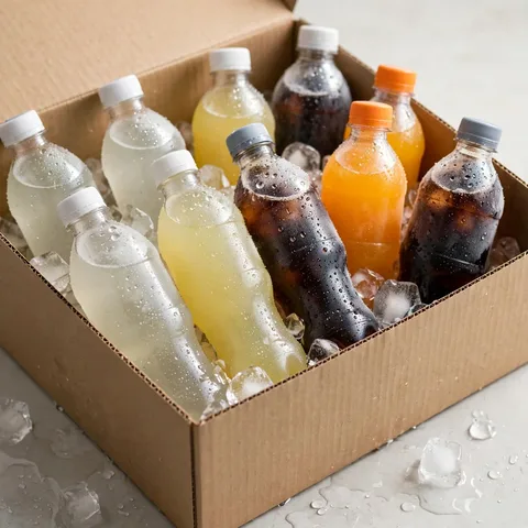 Caja de gaseosas por mayor para negocios