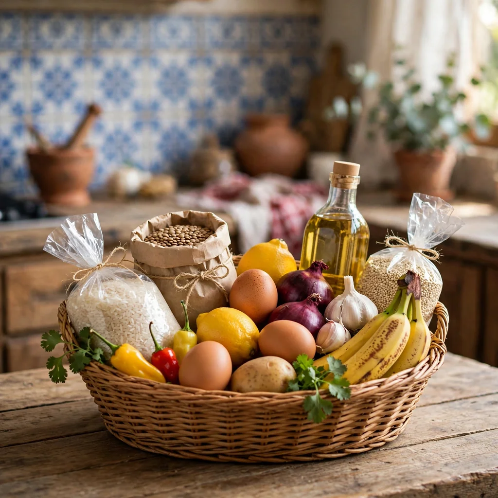 Canasta de abarrotes de la semana