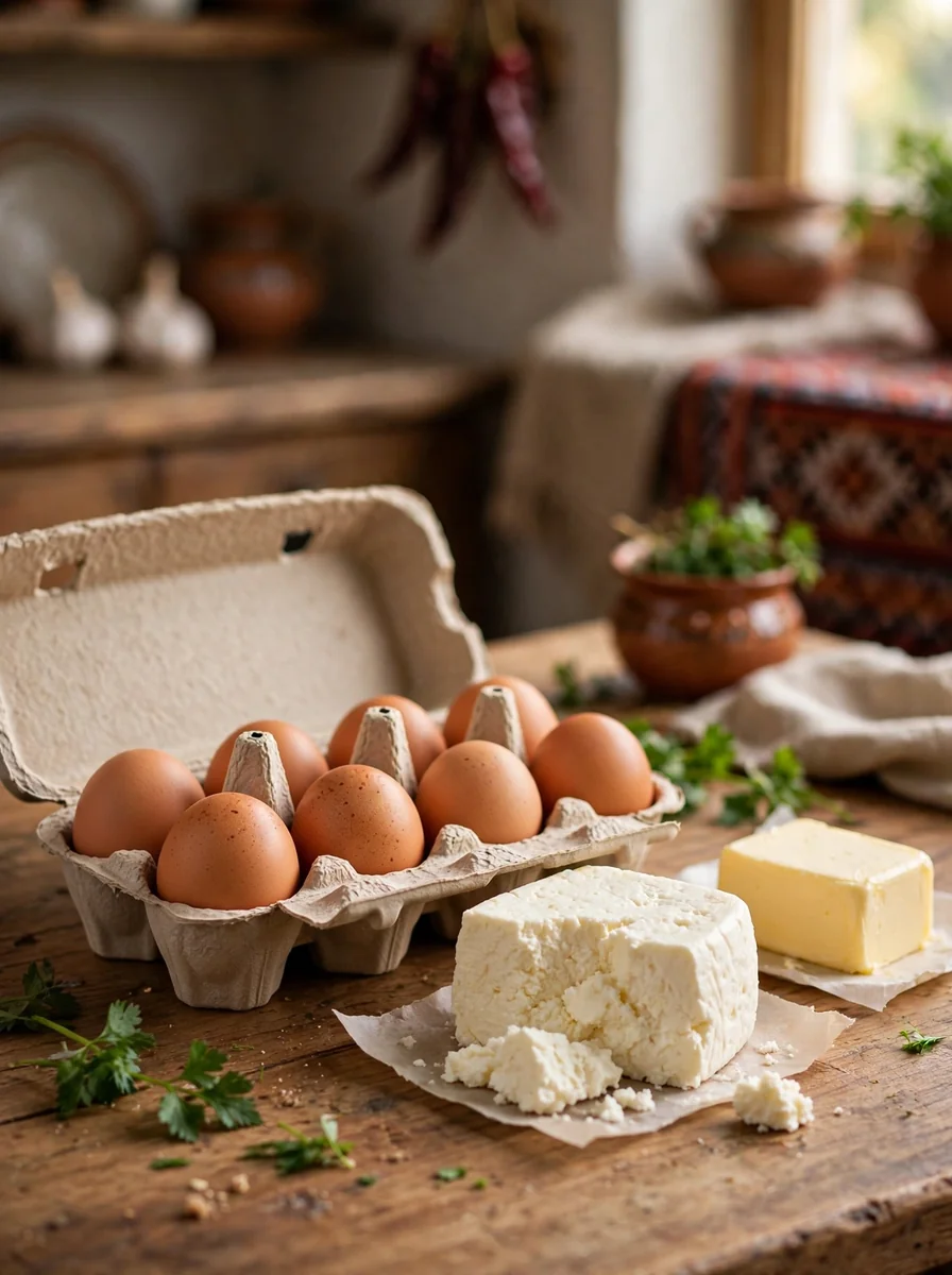 Maple de huevos con lácteos