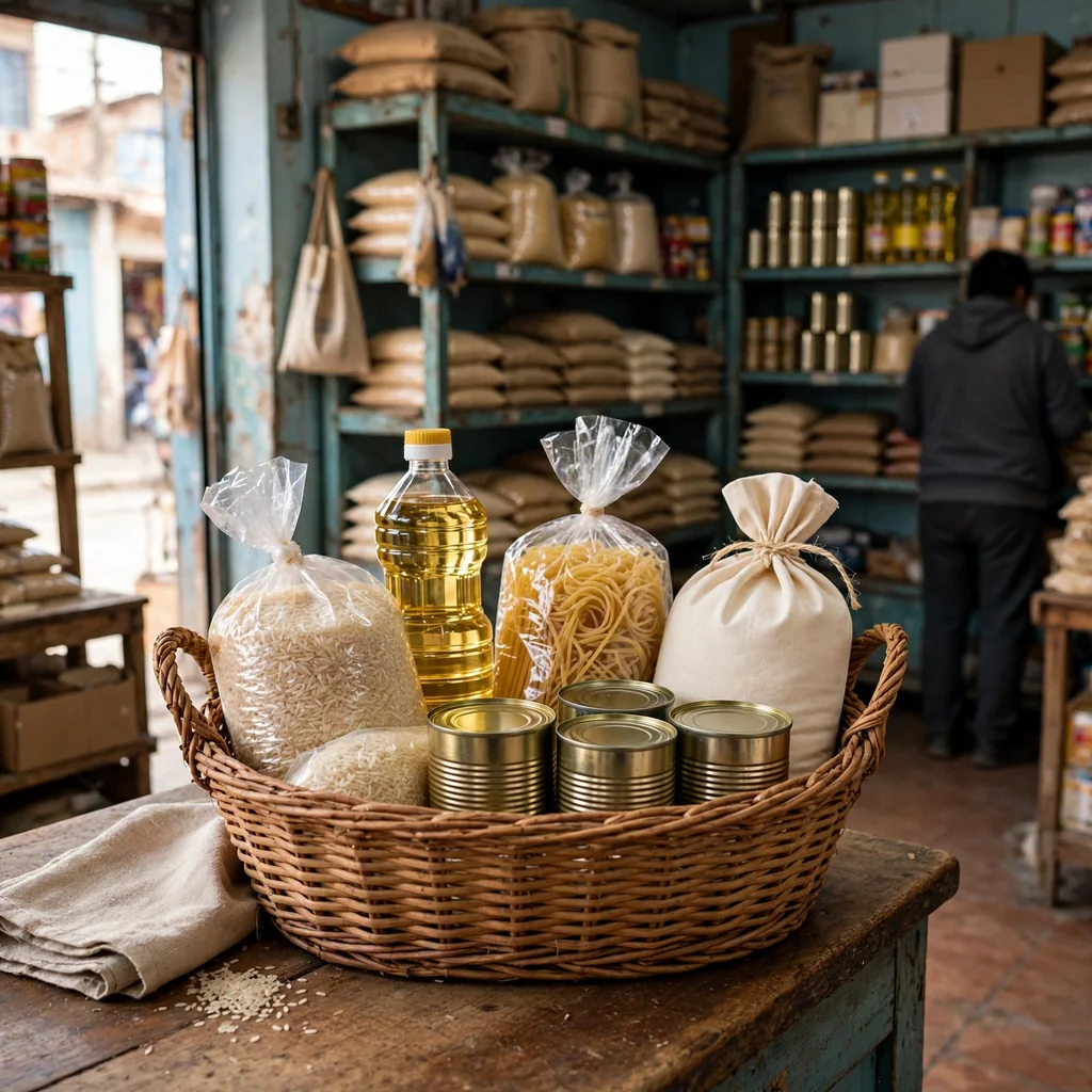 Canasta de abarrotes de la semana