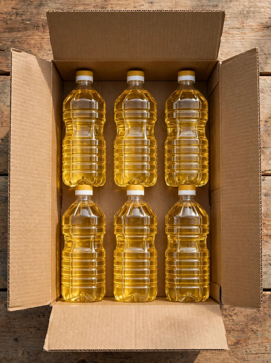 Caja de aceite vegetal por mayor