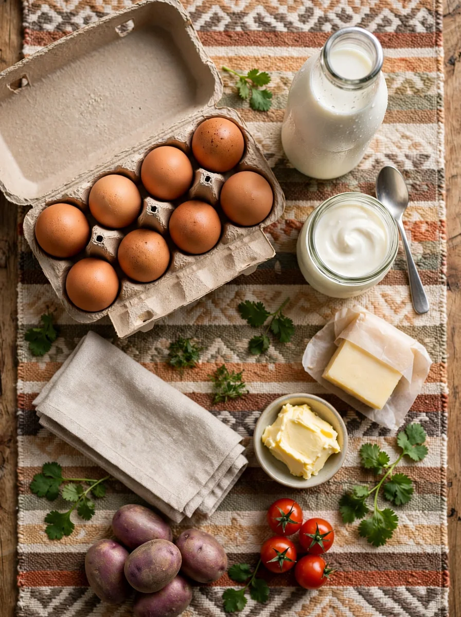 Maple de huevos con lácteos refrigerados
