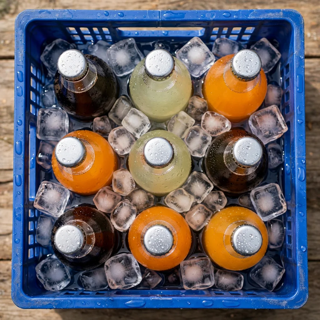 Caja de bebidas heladas al por mayor