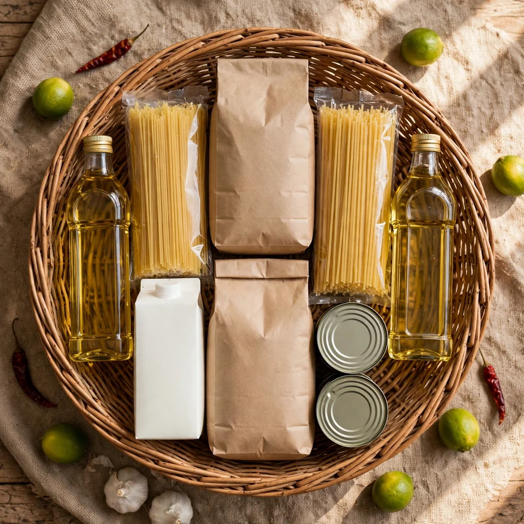Canasta de abarrotes de la semana