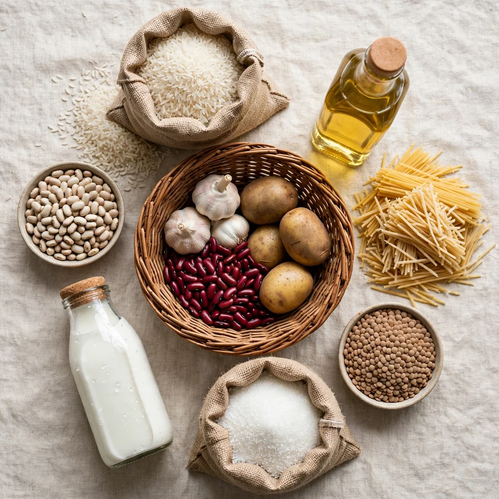 Canasta de productos de primera necesidad