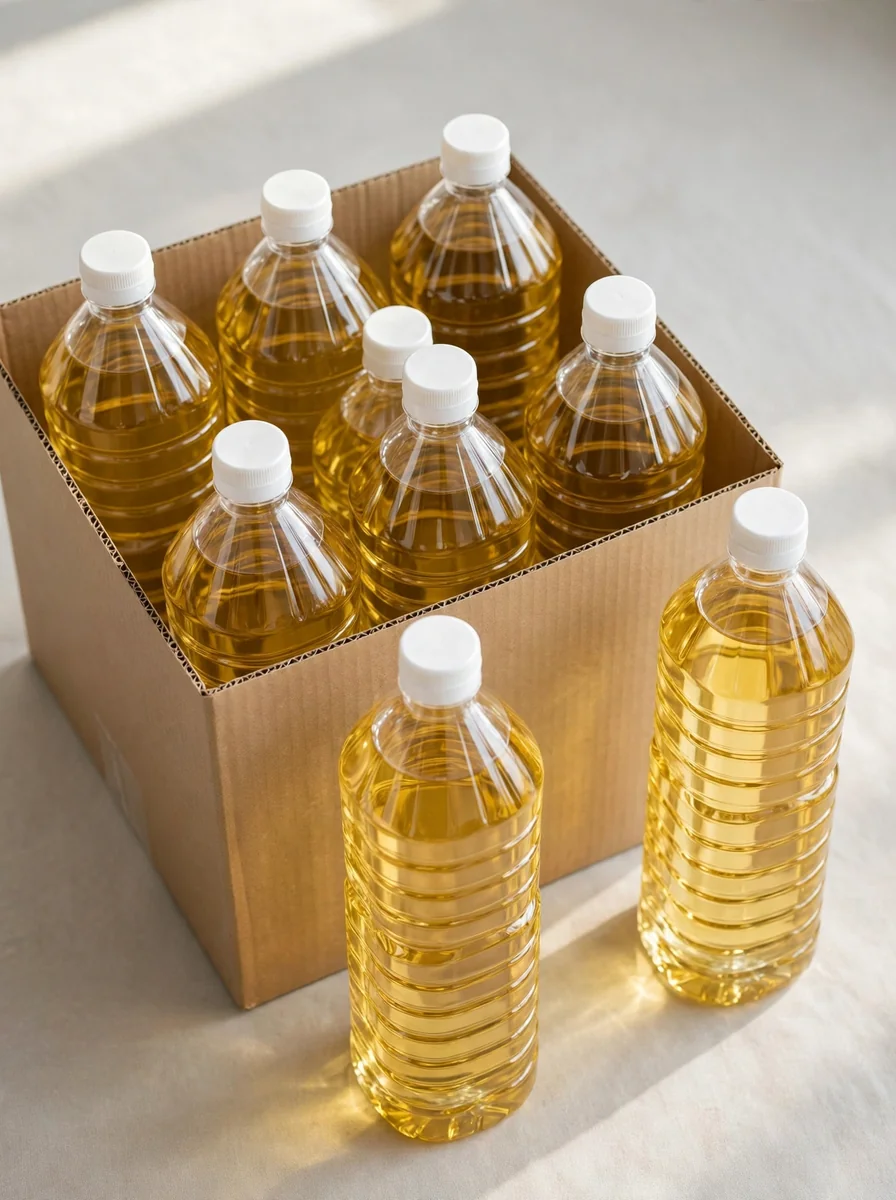 Caja de aceite vegetal por mayor