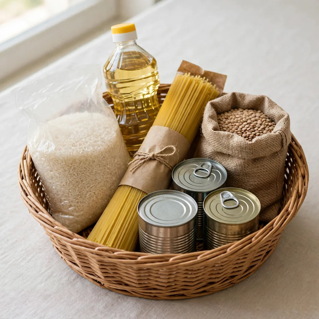 Canasta de productos de primera necesidad