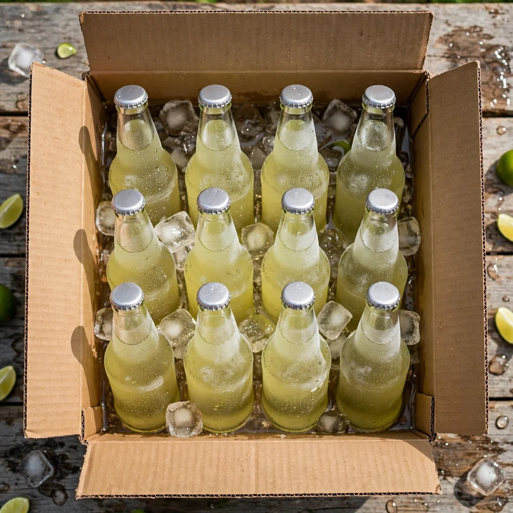 Caja de gaseosas bien frías
