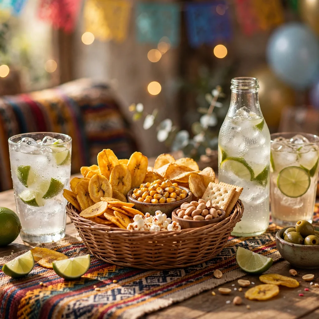 Combo de snacks para la fiesta