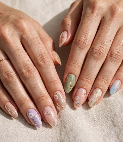 Uñas Soft Gel con diseño a libre elección
