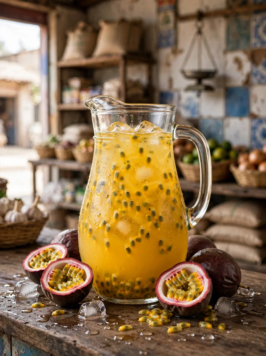 Refresco de maracuyá helado jarra de 1 litro